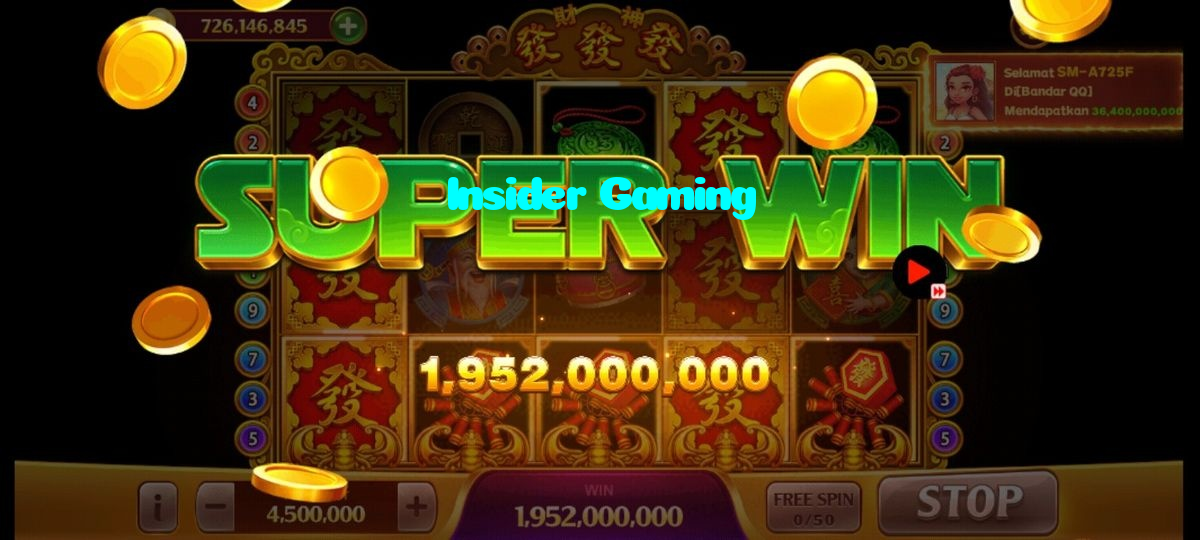 Insider Gaming casino presented on mobile device in Pakistan with slots and live games